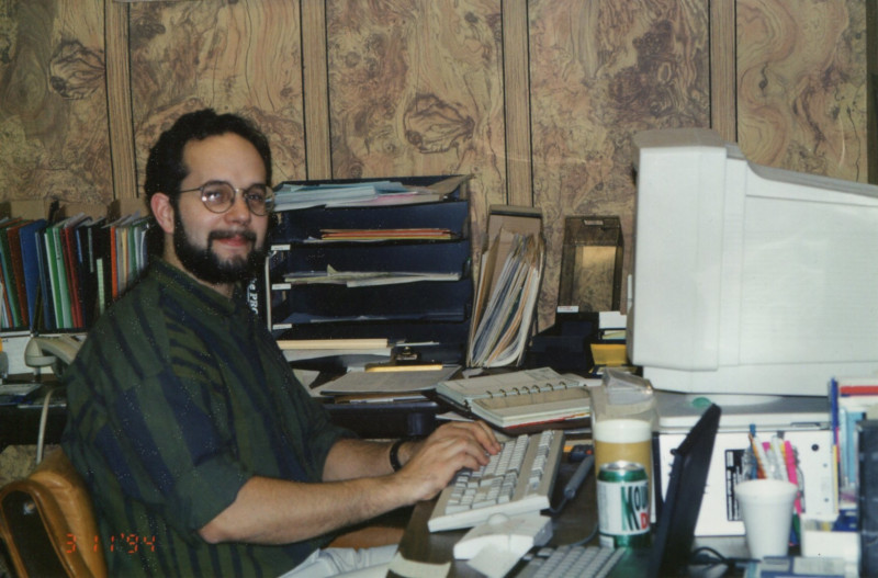 Bill at work in 1994